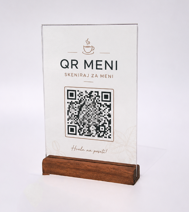 Držač sa QR kodom